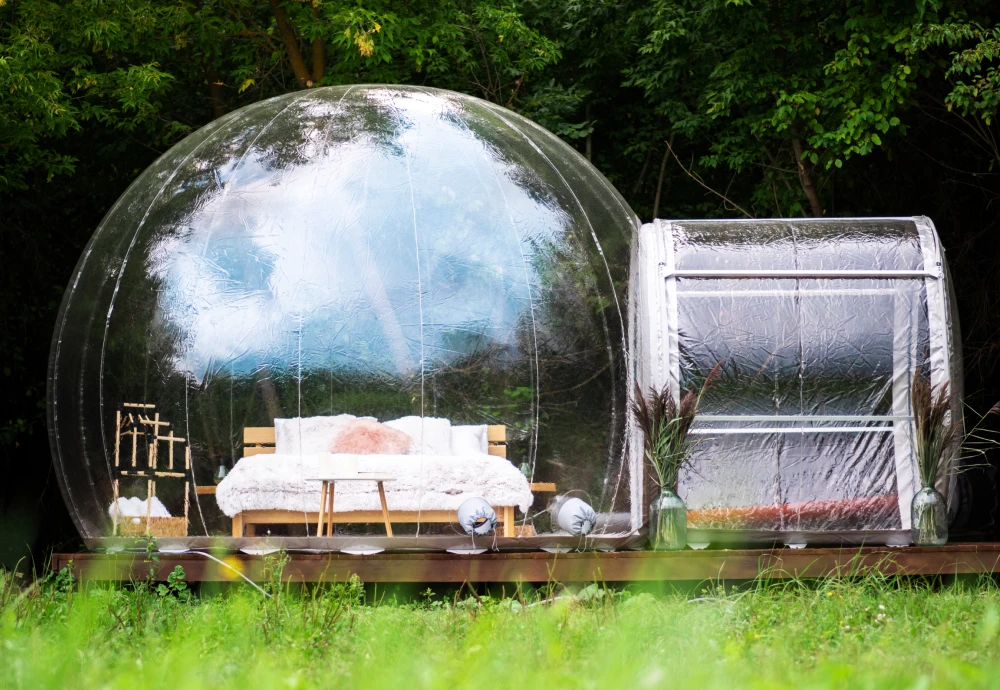 backyard bubble tent